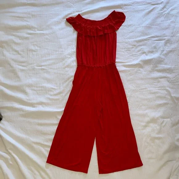 Ralph Lauren Off the Shoulder Jumpsuit - Picture 5 of 11